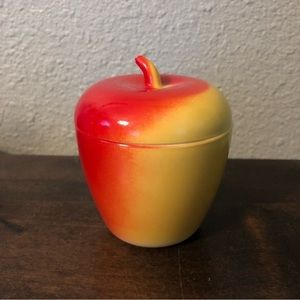 Vintage Apple Jam Condiments Jar